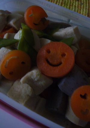 シンプルな高野豆腐の煮物（マクロビ）-レシピのメイン写真