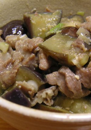 うちの味♪なすと豚肉の味噌煮-レシピのメイン写真