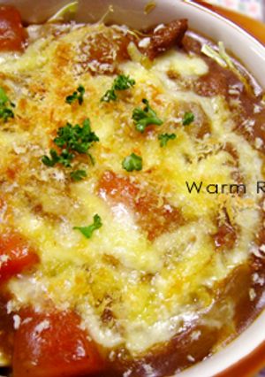 残りものカレーで焼きカレー-レシピのメイン写真