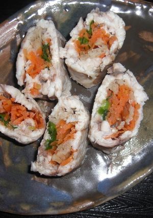 白身魚の野菜巻き-レシピのメイン写真