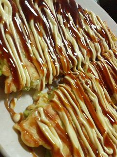 絶品☆焼きそば豚肉入りお好み焼き-レシピのメイン写真