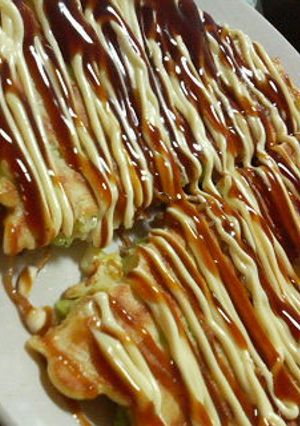 絶品☆焼きそば豚肉入りお好み焼き-レシピのメイン写真