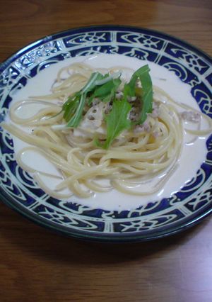 ほっこり♪たけのこの味噌クリームパスタ-レシピのメイン写真