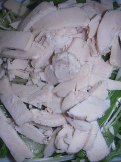 鶏ハムと水菜のサラダ-レシピのメイン写真