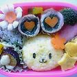 ハートの肉巻きまき*キャラ弁に*