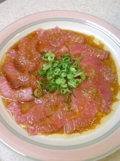 お手軽!まぐろのカルパッチョ-レシピのメイン写真