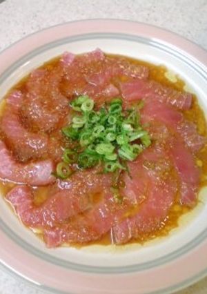お手軽！まぐろのカルパッチョ-レシピのメイン写真