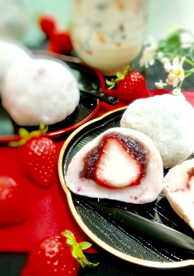 熱さとはサヨナラ♪簡単いちご大福-レシピのメイン写真