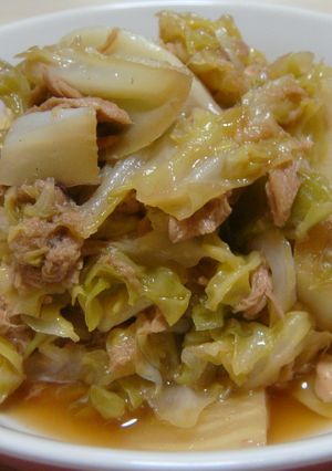 簡単シンプル♪キャベツのツナ煮♪-レシピのメイン写真