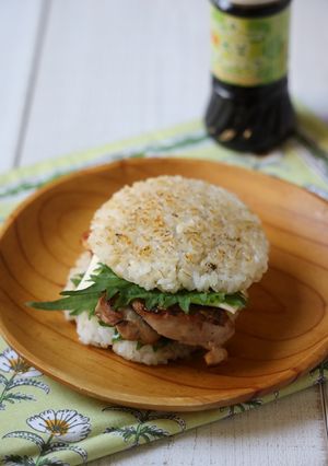 照り焼きチキン大葉ライスバーガー-レシピのメイン写真