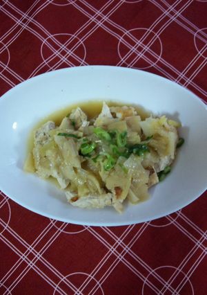 めんどくさがりの鶏むね肉のねぎソース煮-レシピのメイン写真