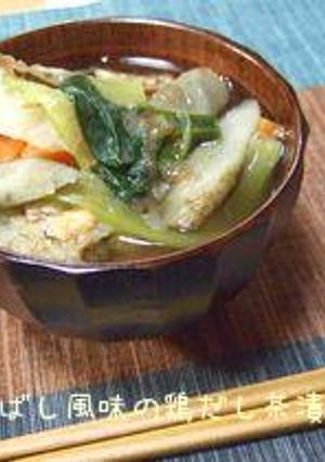 香ばし風味の鶏だし茶漬け-レシピのメイン写真