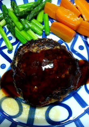 肉感たっぷりガッツリハンバーグ-レシピのメイン写真