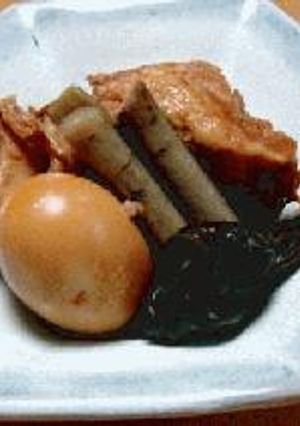 あっさりした豚の角煮、卵付き-レシピのメイン写真