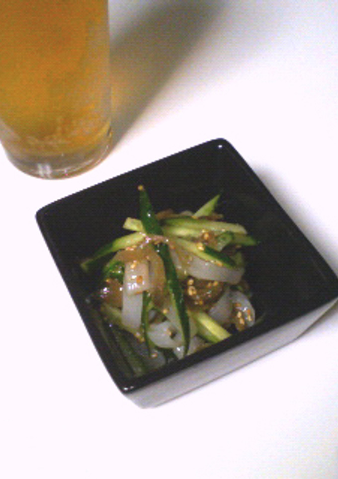 【酒の肴に】イカとザーサイの和え物-レシピのメイン写真