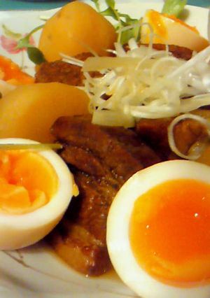 コーラでとろける豚角煮×じゃが×味玉-レシピのメイン写真