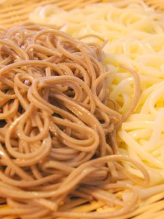 ざる蕎麦(そば)とざるうどん-レシピのメイン写真