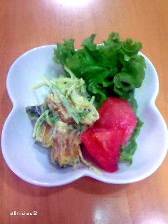 カボチャと水菜のサラダ-レシピのメイン写真