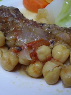 スペアリブとひよこ豆の煮込み-レシピのメイン写真