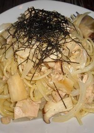 ツナときのこの和風パスタ-レシピのメイン写真