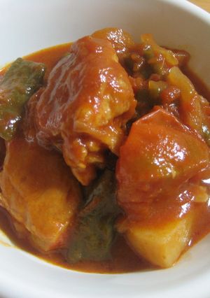 サイダーで!チキンのトマト煮-レシピのメイン写真