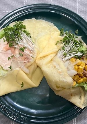 お手軽!米粉のおかずクレープ-レシピのメイン写真
