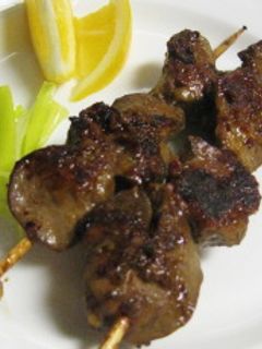 鶏レバーのにんにく味噌焼き-レシピのメイン写真