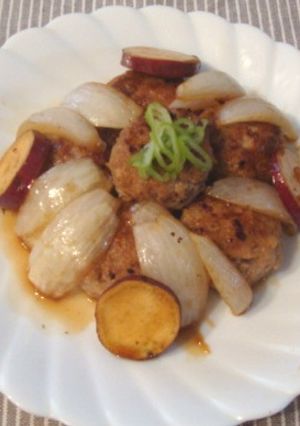 ヘルシー☆テリヤキ味の豆腐ハンバーグ-レシピのメイン写真