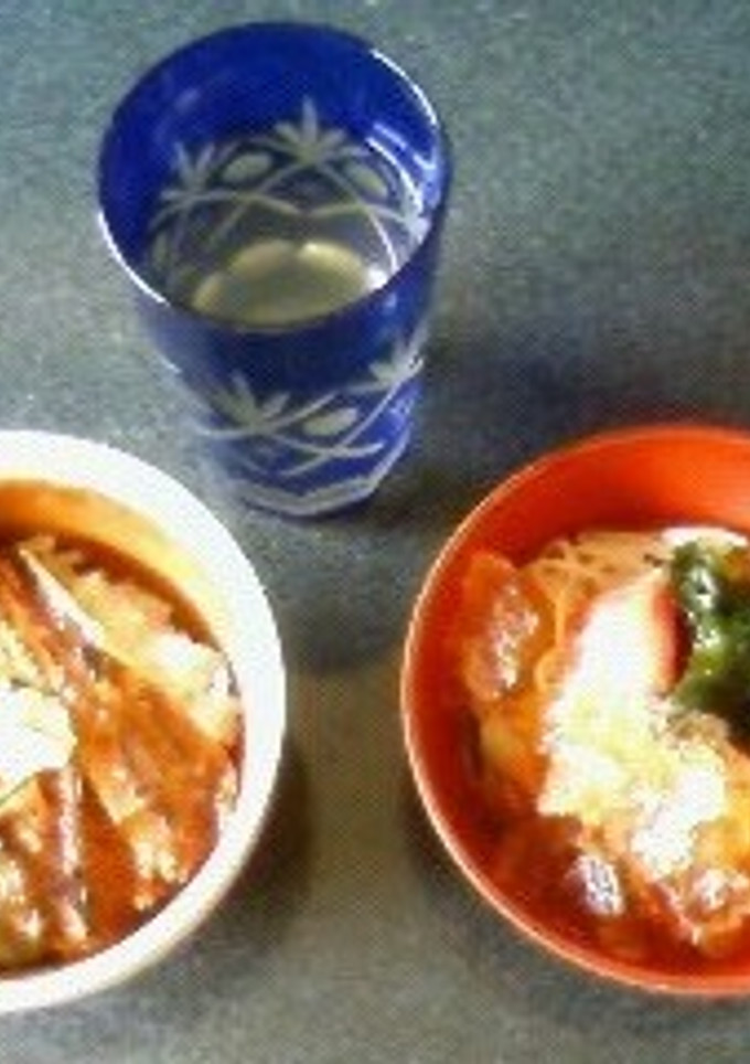 さんまの蒲焼丼&素麺-レシピのメイン写真