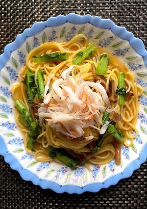 柚子胡椒風味の和風パスタ-レシピのメイン写真