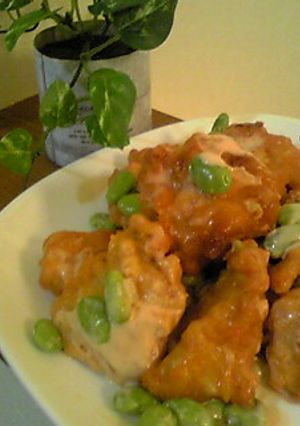 ♪イカと枝豆のオーロラソース和え♪-レシピのメイン写真