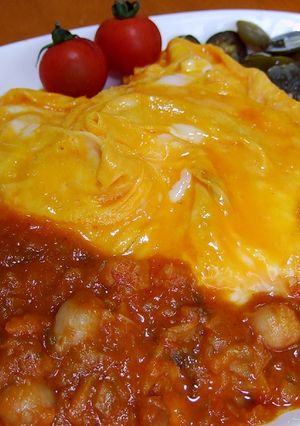ピラフで作るオムライス-レシピのメイン写真