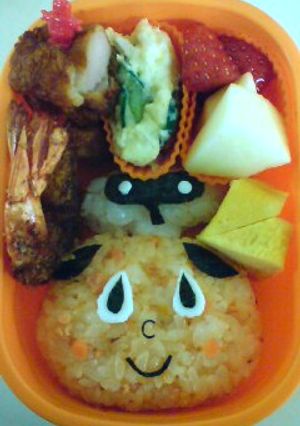 キャラ弁 ぜんまい侍-レシピのメイン写真