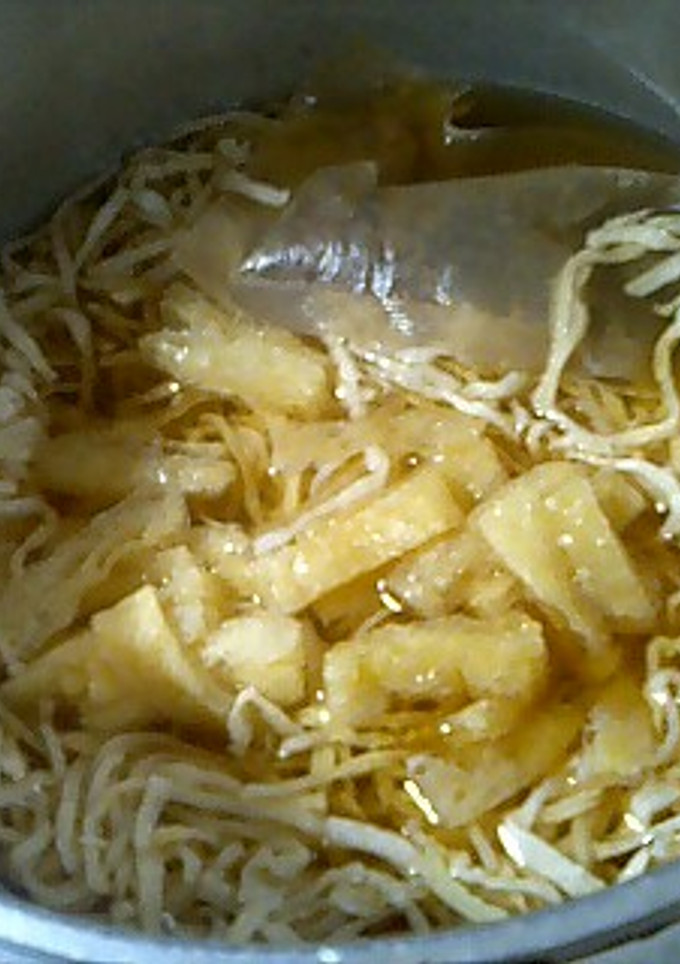 切干大根と油揚げの煮物-レシピのメイン写真