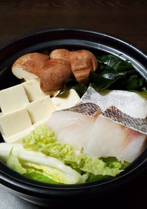 冬のごちそう 鱈とワカメの小鍋仕立て-レシピのメイン写真