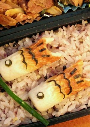 ☆こどもの日のキャラ弁☆こいのぼり弁当-レシピのメイン写真