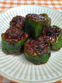 【美人レシピ】ピーマンの肉詰め-レシピのメイン写真