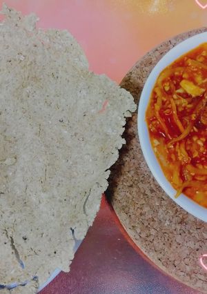 もやしと切り干し大根のタコスのような…?-レシピのメイン写真