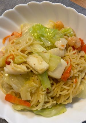海鮮塩焼きそば-レシピのメイン写真