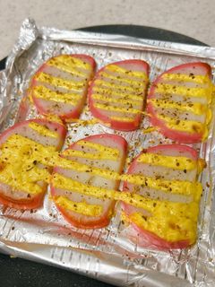かまぼこのマヨ焼き♪山椒がけ-レシピのメイン写真