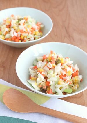野菜たっぷり！和風コールスロー-レシピのメイン写真