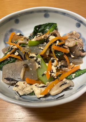 野菜のいり豆腐-レシピのメイン写真