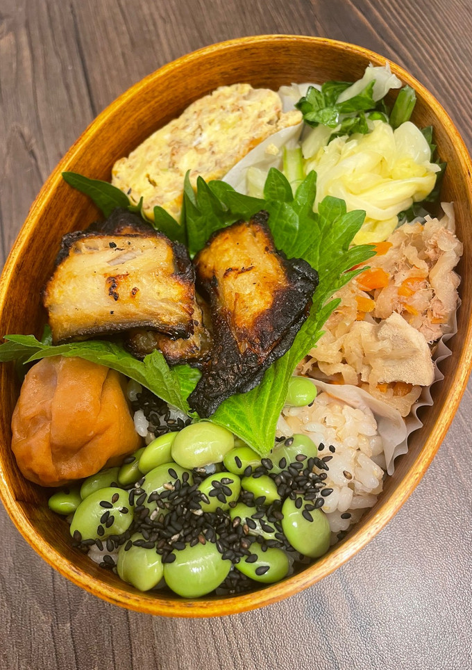 銀鱈の西京焼きと枝豆たっぷりご飯弁当-レシピのメイン写真