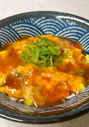 卵ふわふわあんかけ天津うどん-レシピのメイン写真