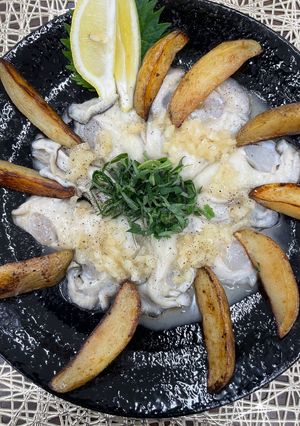 濃厚生かきのナンプラーバターソース添え-レシピのメイン写真