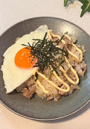味噌醤油の肉混ぜごはん-レシピのメイン写真