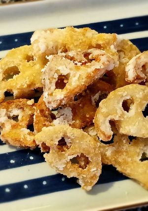 【幼児食】れんこん唐揚げ-レシピのメイン写真