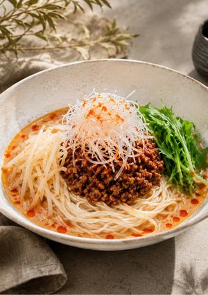アーモンドミルクで作る冷やしそうめん-レシピのメイン写真