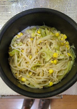 即席ヘルシーもやし鍋-レシピのメイン写真