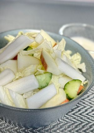 白菜とりんごの爽やかサラダ🍎作り置き-レシピのメイン写真